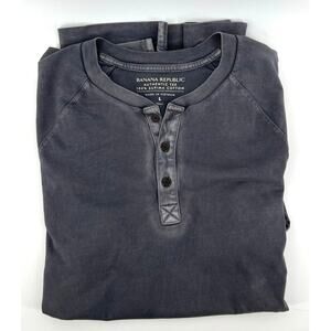 Banana Republic Authentic Tee 100% Supima Cotton Gray